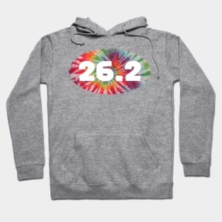 26.2 Miles Marathon Tie Dye Hoodie